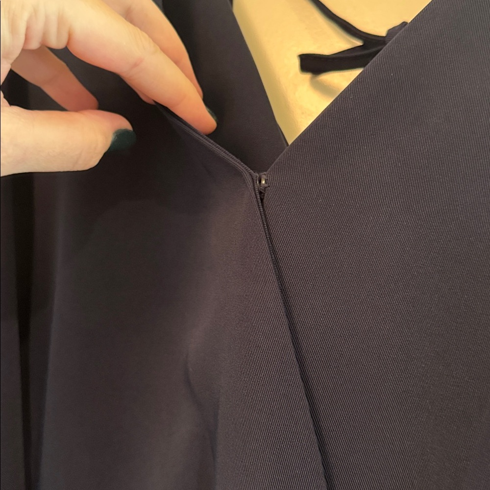 Vince Camuto Paradise Chic classic navy jumpsuit - Picture 6 of 8